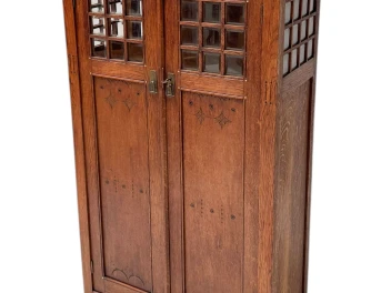 Arts & Crafts Armoire or Bookcase In the style of Architect Lauweriks, 1890s